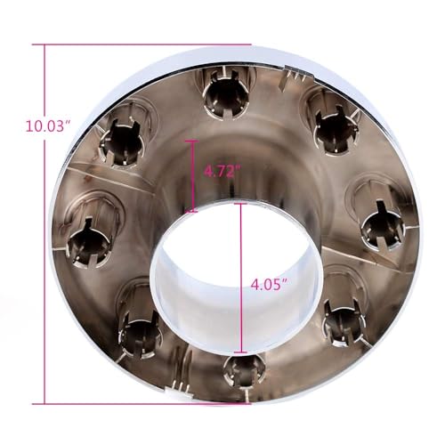 GRAND ORANGE 17" Wheel Center Hub Cap 2PCS Fit Ford F350 2005-2018 Dually - color: Fit 2005-2018 Ford F350