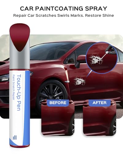 M1Y Crimson Red Pearl Touch Up Paint Compatible with Subaru Exact Match Chips and Nicks Touch Up - color: Crimson Red Pearl(M1Y) compatible with Ascent-models/Forester-models/Impreza/Legacy-models/Outback