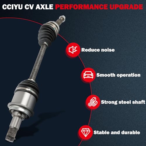 CCIYU CV Axle for Toyota Sienna 2004-2010 - Front Left - only FWD - 66-5260 - size: 17-9881