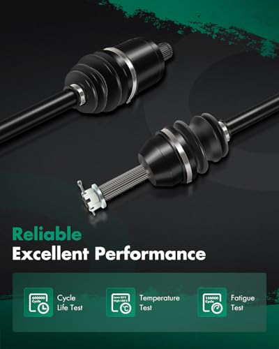 SCITOO Pair Front CV Axle Shaft Assembly for Polaris Ranger 500 700 2008