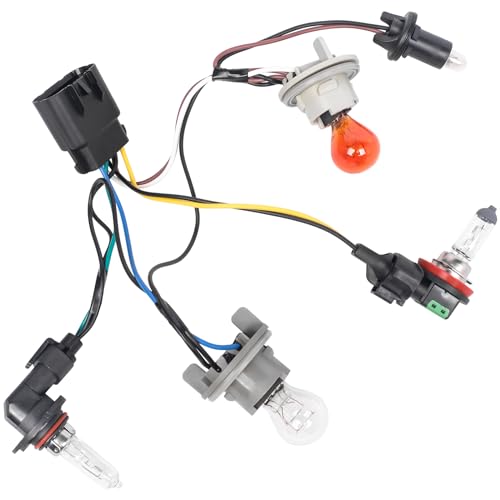 Headlight Assembly Replacement for 2007-2013 Chevy Tahoe Suburban Avalanche - color: w/Bulb sets