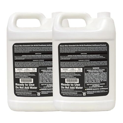 Nissan Genuine Fluid 999MP-L25500P Blue Long Life Antifreeze/Coolant - 2 Gallons