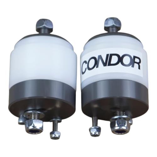 E34 M60 V8 Engine Mount Set | Compatible with BMW E34 540i 530i | Solid UHMW Track Spec | Condor Speed Shop | Made in USA | 1994-1995 V8 Motor Mounts - size: M60 V8 | 530i 540i 1994-95, style: Classic | UHMW | Street / Track