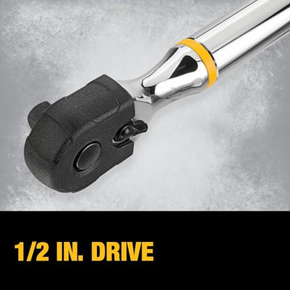 DEWALT Digital Torque Wrench, 1/2 inch Drive, 50-250 FT-LB, with Storage Case (DWMT17060) - style: 1/2" Digital