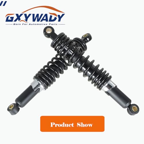 GXYWADY 1 Pair 12.5 320mm Motorcycle Rear Shock Absorbers - color: Black
