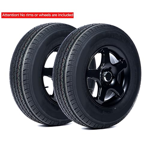 Set of 4 Travelstar HF288 ST225/75R15 117/112N 10 Ply Special Trailer Tire - size: ST225/75R15 10PR