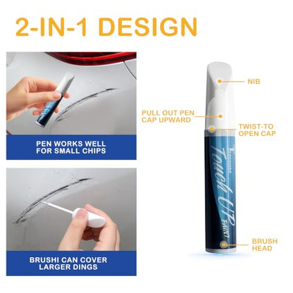 085 Eminent White Pearl Touch Up Paint for Lexus - color: Fit for Lexus Eminent White Pearl (085)