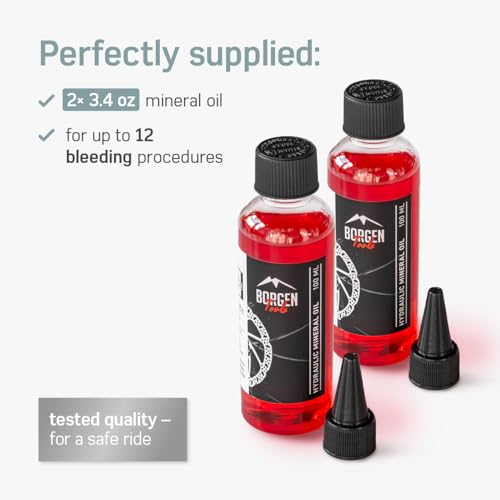 Borgen Brake Bleeding Kit PRO - for Shimano, Tektro & TRP Disc Brakes