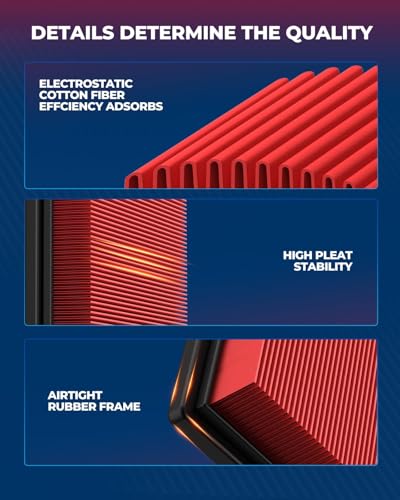 KAX CA12296 Premium Engine Air Filter for Kia, Hyundai Accent