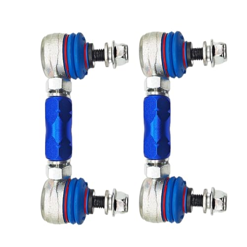 105mm-125mm Universal Adjustable Sway Bar End Links | M10 Stud with 12 mm Spacer Washer | Adjustable Sway Bar Links - size: 105MM-125MM