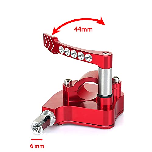 TARAZON Billet CNC Universal 7/8" ATV Throttle Lever Thumb Controller Thumb Throttle, for Yamaha, for Suzuki, for Polaris, for Can-Am, for Kawasaki, for Honda, for Arctic Cat, for KYMCO