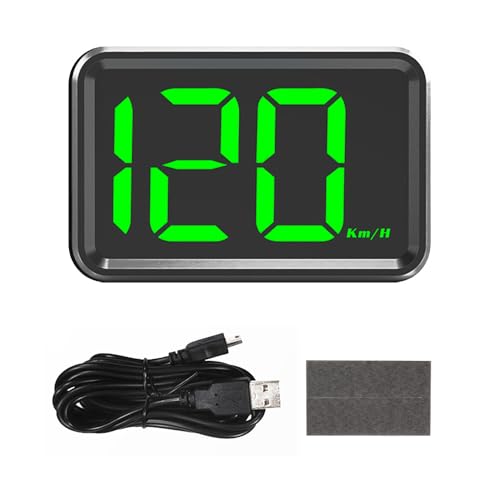 GPS Speedometer for Car with KM/H Speed,Digital Speedometers for Cars with USB Plugs and Real-Time Display,5V Cars Speedometer Display Car Tools for Accurate Speed Monitoring (KM/H) - color: KM/H