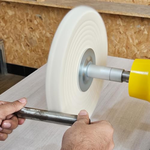 Woodskil 10" 3/4HP Dual Speed Benchtop Buffer Polisher,1750/3450RPM