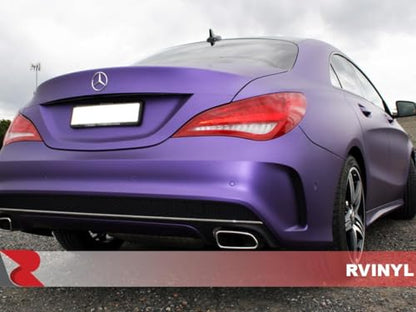 RVINYL Avery Dennison SW900 566-M Satin Purple Metallic Supreme Wrapping Film Vinyl Vehicle Car Wrap Sheet Roll - (12in x 60in w/Application Card) - color: Satin Purple Metallic, size: 1ft x 5ft