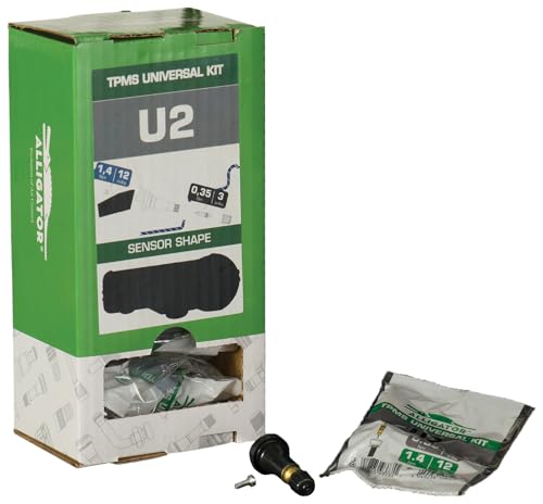 U2 Universal TPMS Rubber Snap-in Valve Service Kit, 20-Pack, 82% Vehicle Coverage