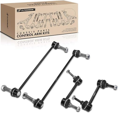 A-Premium Front & Rear Sway Bar Link Stabilizer Bar End Link Kit