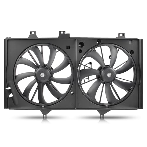 AUTOKAY Dual Condenser Cooling Radiator Fan for Toyota Camry 2.5L L4 12-17