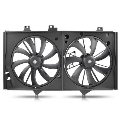 AUTOKAY Dual Condenser Cooling Radiator Fan for Toyota Camry 2.5L L4 12-17
