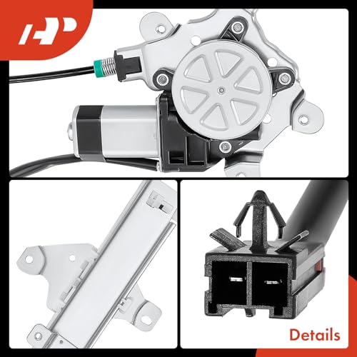 A-Premium Front Passenger Side Power Window Regulator with Motor (2-Pin) - style: Front Passenger(RH)