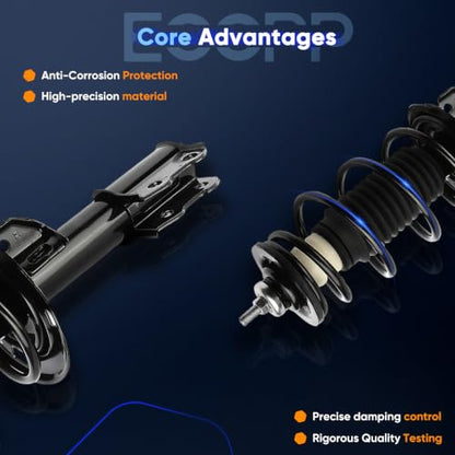 ECCPP Complete Struts Spring Assembly for Toyota Yaris 2006-2011 - size: 272289 343442