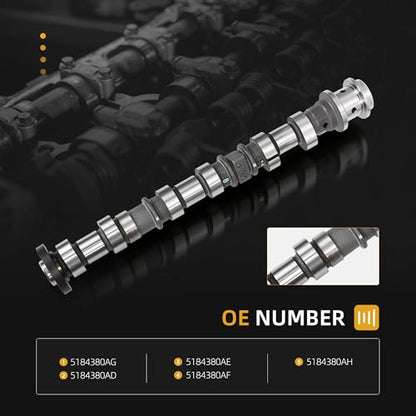Engine Camshaft Right Side Intake, 5184380AF, 5184380AG, 11-16 3.6L - size: Right Side Intake