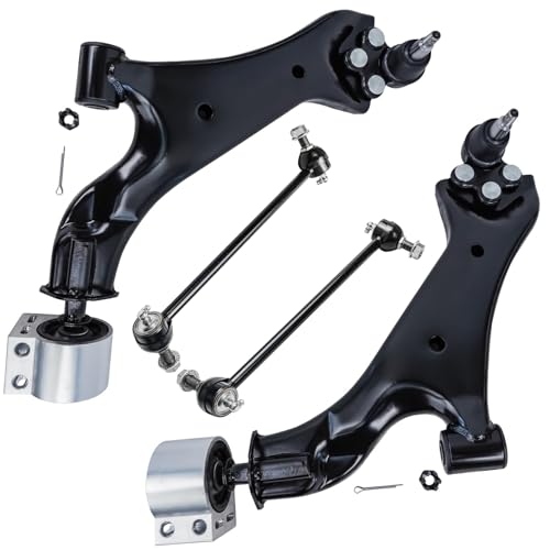 Detroit Axle - 4pc Front End Control Arms Kit for 10-17 Chevrolet Equinox - size: 4CS48200/4PC