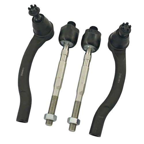 ASTARPRO 4pcs Front Tie Rod Ends Inner and Outer Complete Kit Compatible with 2009 2010 2011 2012 2013 2014 2015 Honda Pilot
