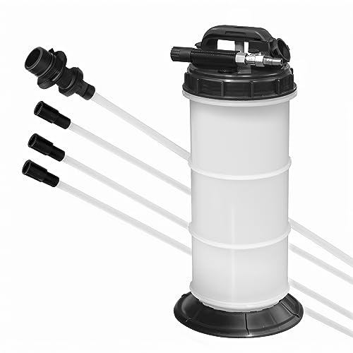 TCE ATPFE65U Torin Oil Changer Pneumatic Vacuum Fluid Extractor: Manual Convenient Oil Change Pump & Fluid Extractor - No Leaks, No Overfills Automotive Fluids Vacuum Evacuation (Capacity: 6.0L)