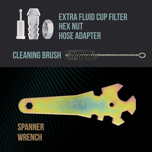 TCP Global Automotive HVLP Spray Gun - 1.2mm Fluid Tip Gravity Feed - size: 1.2mm