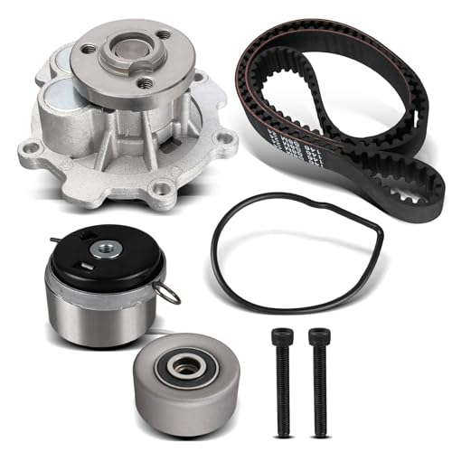 OTO-K Timing Belt Kit with Water Pump Compatible with 2009-2018 Chevy Cruze Sonic Aveo Aveo5,2009-2010 Pontiac G3,2007-2008 Saturn Astra,1.6L 1.8L,Replace#TCKWP338 - size: TCKWP338