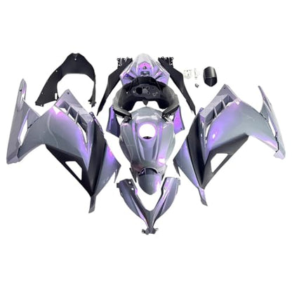 US STOCK Pink Gray Chameleon Fairing Fit for Kawasaki Ninja 2013-2017 EX300 - color: 020 Pink Gray Chameleon