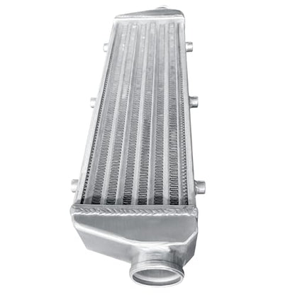 Universal Intercooler 23''x7''x2.7" Front Mount Intercooler 2.2'' Inlet and Outlet Aluminum Turbo Intercooler Direct Replacement for Any Turbo Charger system - size: 23''x7''x2.7" 2.2''