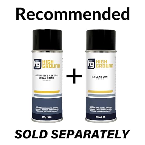 HIGH GROUND Factory Matched Automotive Spray Paint for Ford Automobiles (Ford N1, Blue Jeans (Solvent))