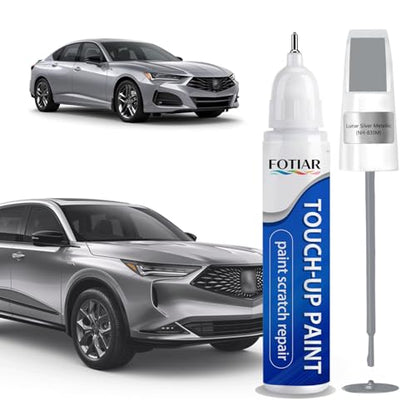 Touch Up Paint for Acura Lunar Silver Metallic NH-830M Paint Code - color: Lunar Silver Metallic (NH-830M)