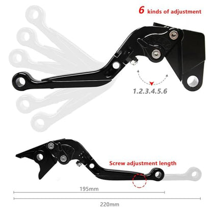Motorcycle Brake Clutch Levers CNC Fit for Kawasaki Vulcan S 650 - color: Black