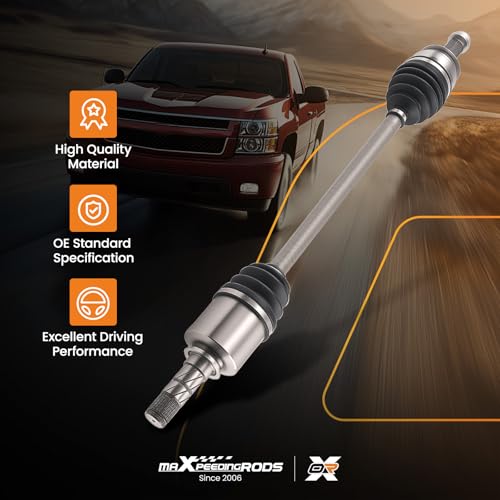 maXpeedingrods Front Left or Right CV Axle Assembly for Subaru Forester - size: 66-07509-1PC