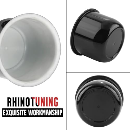 RTrhinotuning 4 Pack 3 inch Wheel Center Caps Plastic Push Through Center Caps Gloss Black Hub Caps for Trailers Trucks RVs - color: Black, size: 3.03" Hub 2.36" H