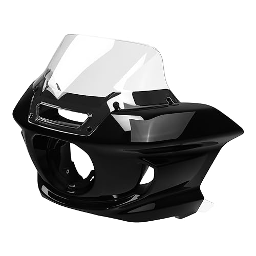 TCMT Motorcycle Headlight Fairing 7" Clear Windshield Fit For Harley Low Rider ST FXLRST 2022-2025 Low Rider El Diablo FXRST 2022 - color: Clear Windshield