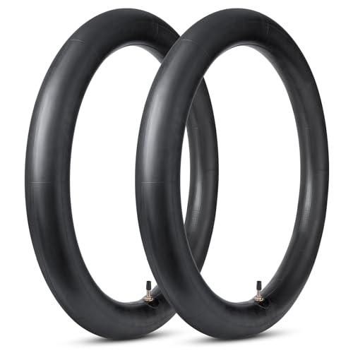 Heavy Duty 2.75/3.00-19 Inner Tube 80-19 100-19 Dirt Bike Tubes with TR4 Straight Valve Stem Replacement for CRF KLX TTR Motocross Pit Dirt Bike Motorcycle 2-Pack