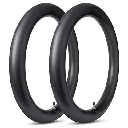 Heavy Duty 2.75/3.00-19 Inner Tube 80-19 100-19 Dirt Bike Tubes with TR4 Straight Valve Stem Replacement for CRF KLX TTR Motocross Pit Dirt Bike Motorcycle 2-Pack
