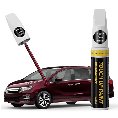 (Deep Scarlet (R561P) Car Touch Up Paint for Honda - color: Deep Scarlet (R561P) for 2025 CR-V/2025 CIVIC/2025 Accord/2025 HR-V/2025 Pilot/2025 Odyssey/2025 Ridgeline/2025 Passport