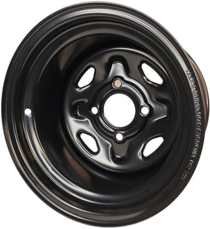 Sedona Steel 12X7 4/110 2+5 BLK Rear