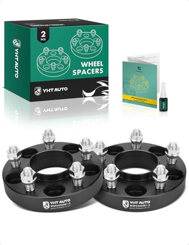 YHTAUTO 5x4.5 Hub Centric Wheel Spacers 1 Inch for Ford, Lincoln - size: 1 Inch Thickness, style: 2 PCS