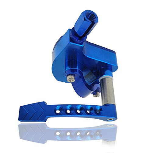 22mm 7/8" BILLET THUMB THROTTLE ASSEMBLY FOR YAMAHA BANSHEE YFZ RAPTOR 350 660 700 YFZ350 Blaster Banshee YFZ450 Warrior (blue)