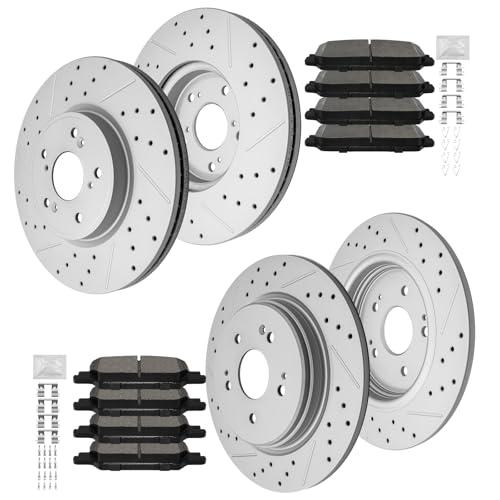 Front and Rear Brake Kit for 2017-2025 Honda CR-V