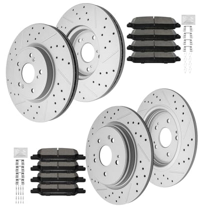 Front and Rear Brake Kit for 2017-2025 Honda CR-V