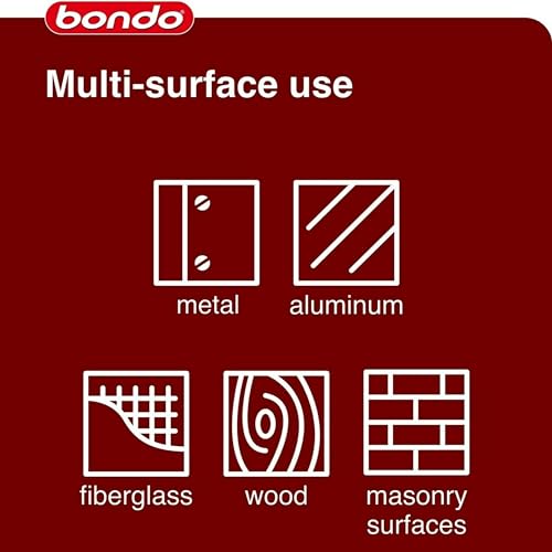 Bondo Original Filler 7 lb with Hardener 2.75 oz, Repairs Dents, Dings, Holes, and Scratches, Multi-Surface Use on Wood, Aluminum, Concrete, and Fiberglass (OR-GAL-ES)