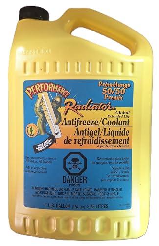 Perfomance Radiator Global Extended Life Antifreeeze/Coolant - 50/50 Premix, Use in All Makes & Models, 1 Gallon