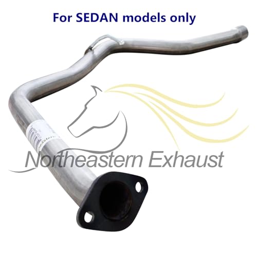 Northeastern Exhaust | Stainless Steel - Exhaust Muffler and Resonator Pipe Assembly Compatible for Subaru Impreza 2012-2016 2.0L SEDAN - Includes Clamp, Gaskets, and Bolts Spring