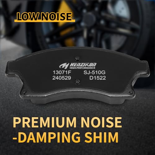 Ceramic Front Brake Pads Set Compatible with 2011-2013 Chevrolet Cruze,2014-2015 Chevrolet Cruze (Eco/LS/LT/LTZ),2015 Chevrolet Cruze(L),2016 Chevrolet Cruze Limited,2012-2017 Chevrolet Sonic(D1522) - color: HZ1522